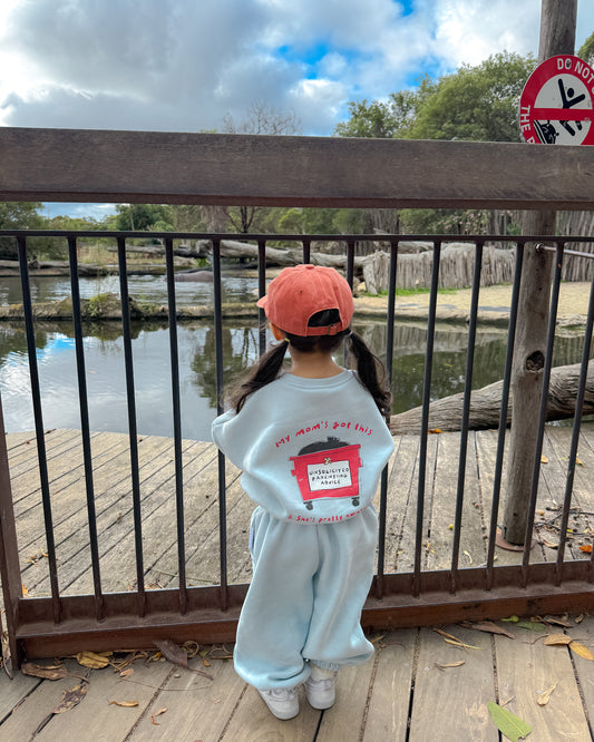 Be Cozy Not Nozey Tracksuit Set - Blue (PRE ORDER | EARLY MAY)