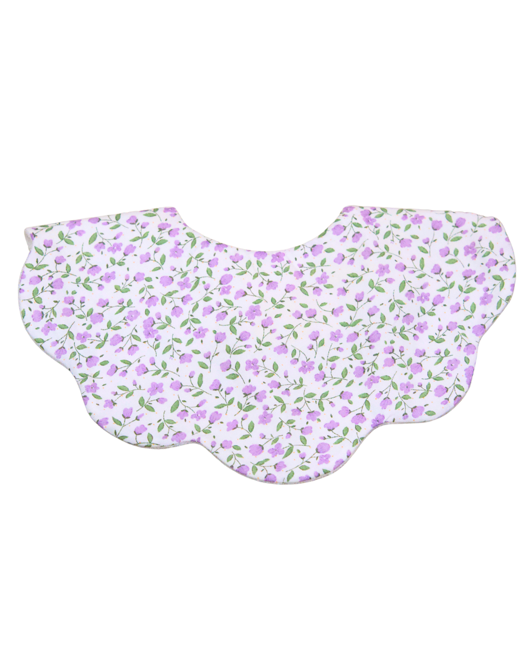 5-Layer Dribble Bib - Lilac Bloom