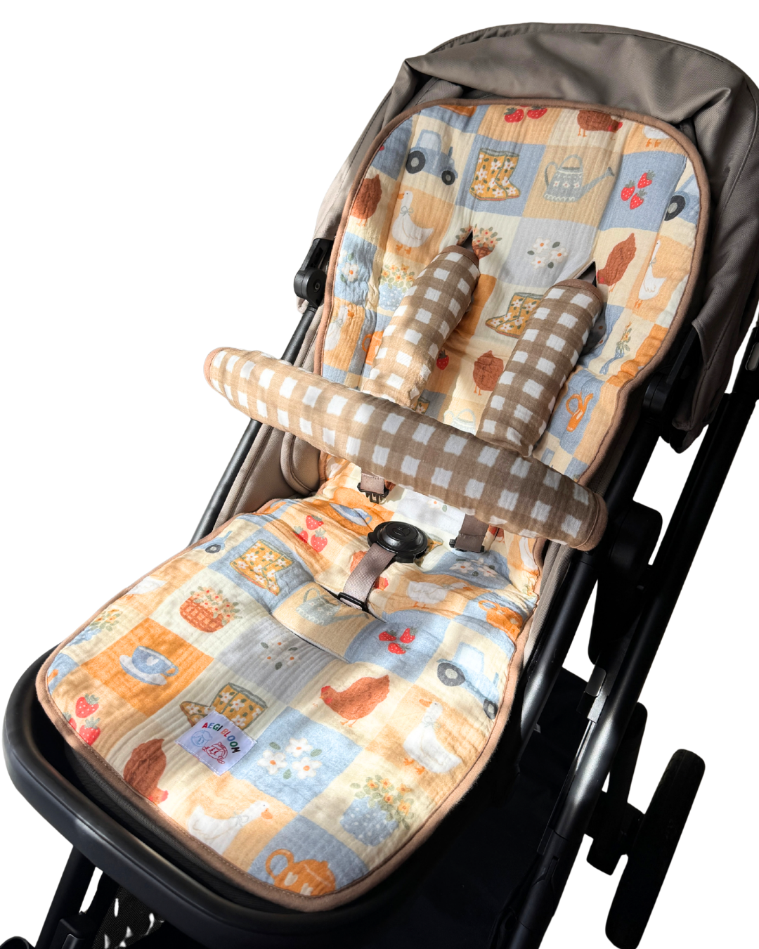 Classic Reversible Pram Essentials 3-Piece Set - Bloom Barn (PRE ORDER | LATE OCTOBER)