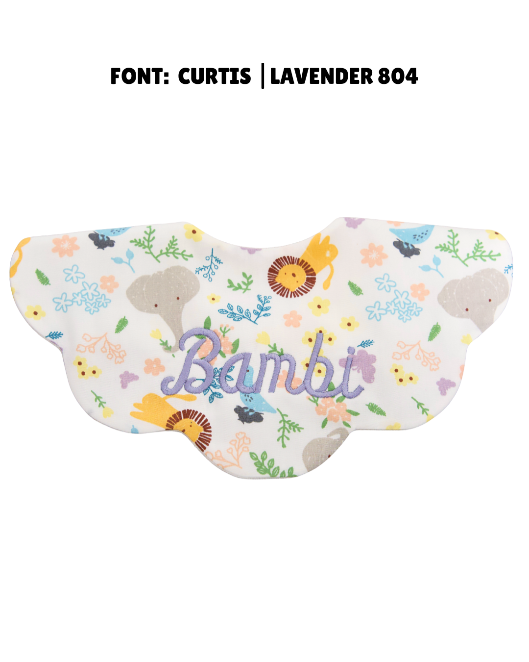 5-Layer Dribble Bib - Animal Kingdom