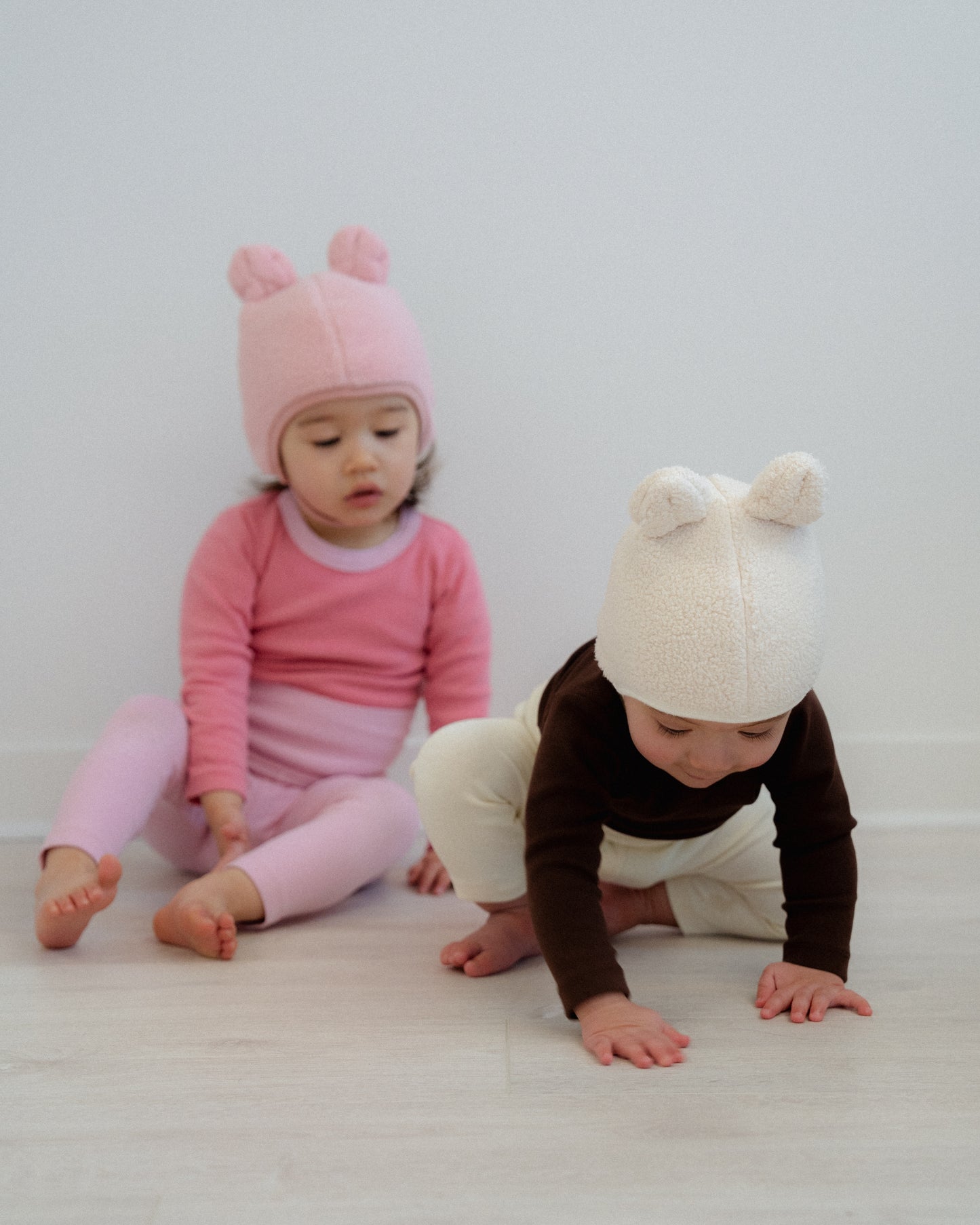 Teddy Bear Bonnet - Pink