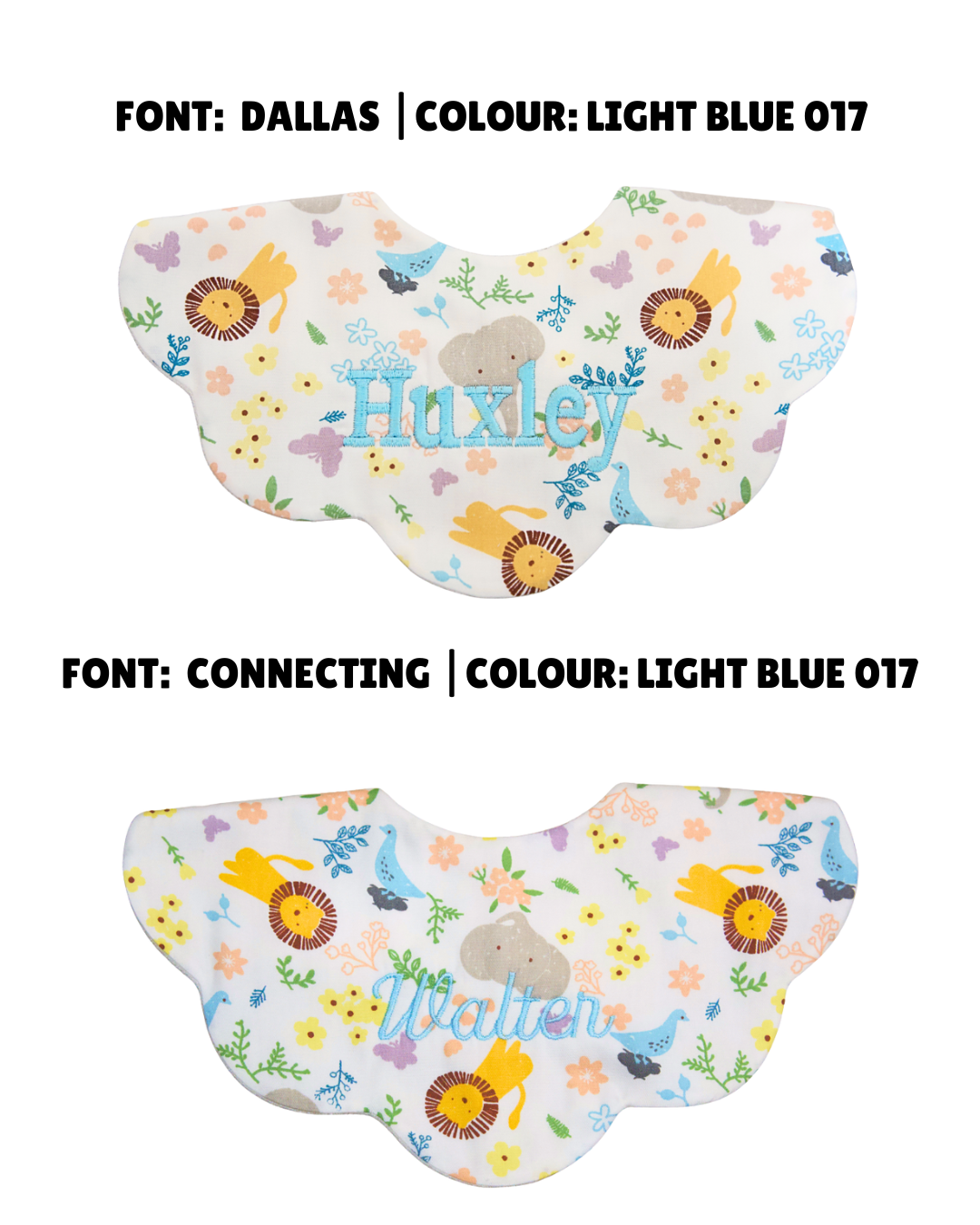 5-Layer Dribble Bib - Animal Kingdom