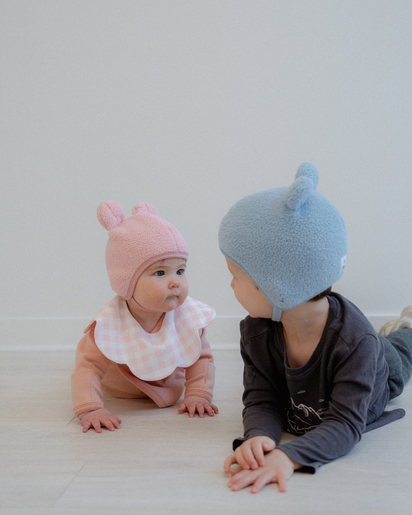 Teddy Bear Bonnet - Blue