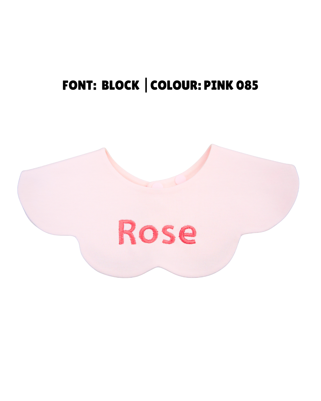 3- Layer Dribble Bib - Pink