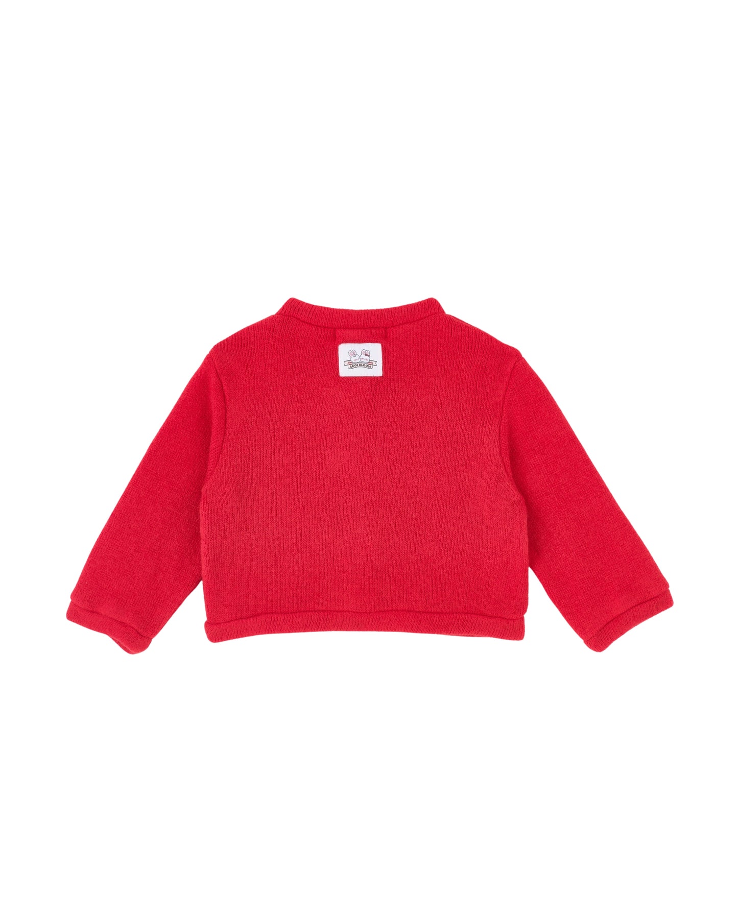 Mochi Knit Cardigan - Red