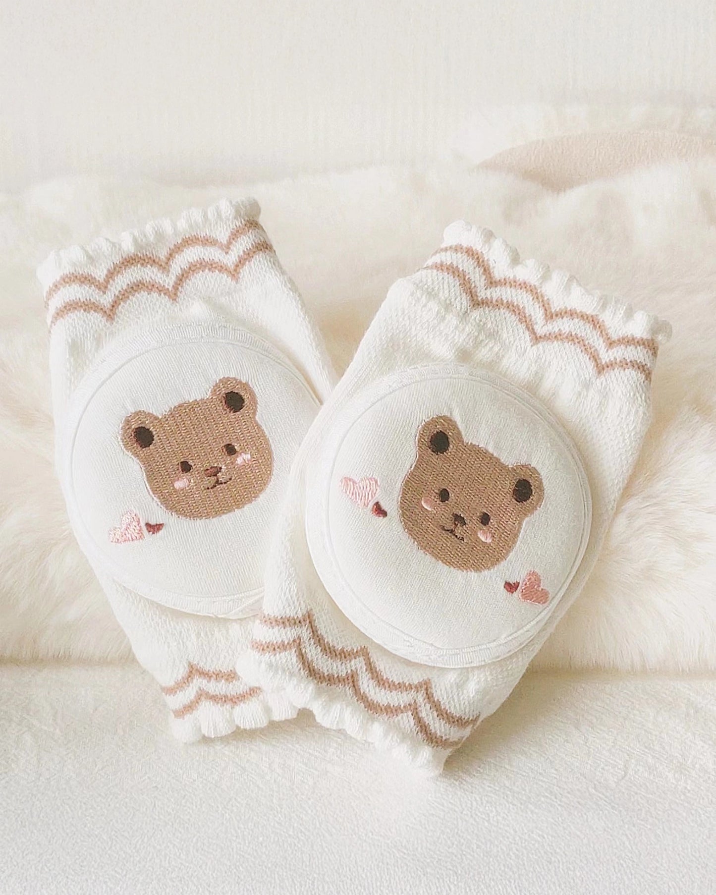 GrowGuard Knee Pads - Brown Bear