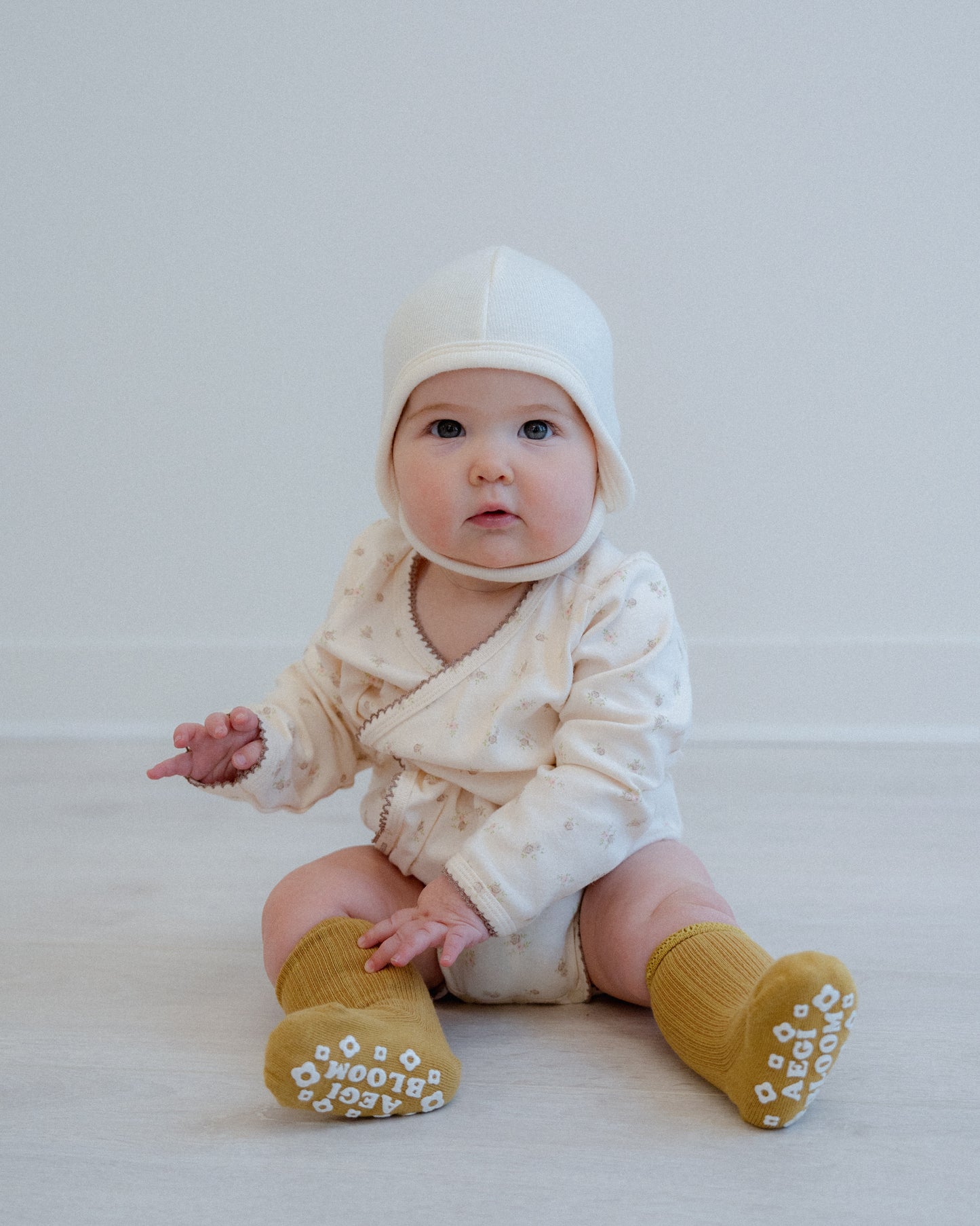 3 Pack Socks - Mustard, Ivory, Blue
