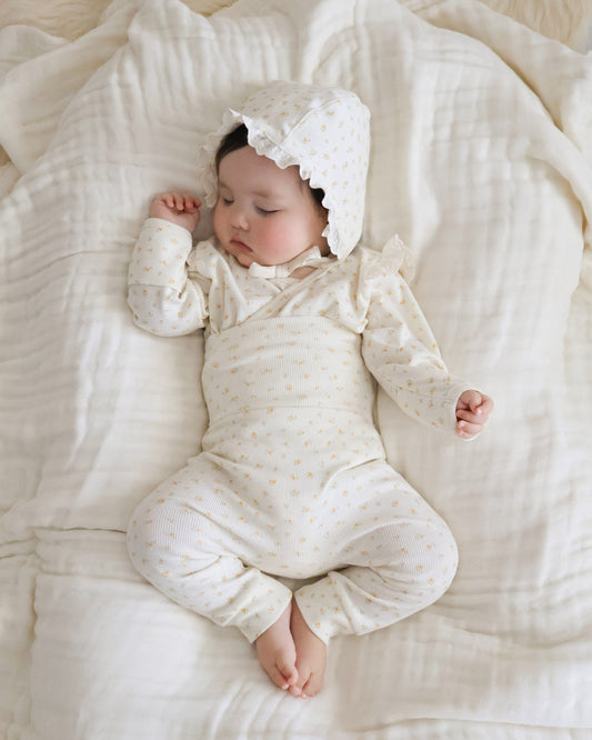 Emelia Anti Colic Leggings - Orange Florals