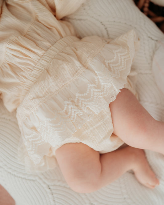 Freja Lace Bloomer - Beige