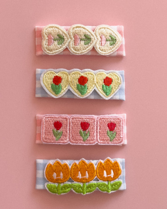 Tulip Bloom 4pc Clip Set