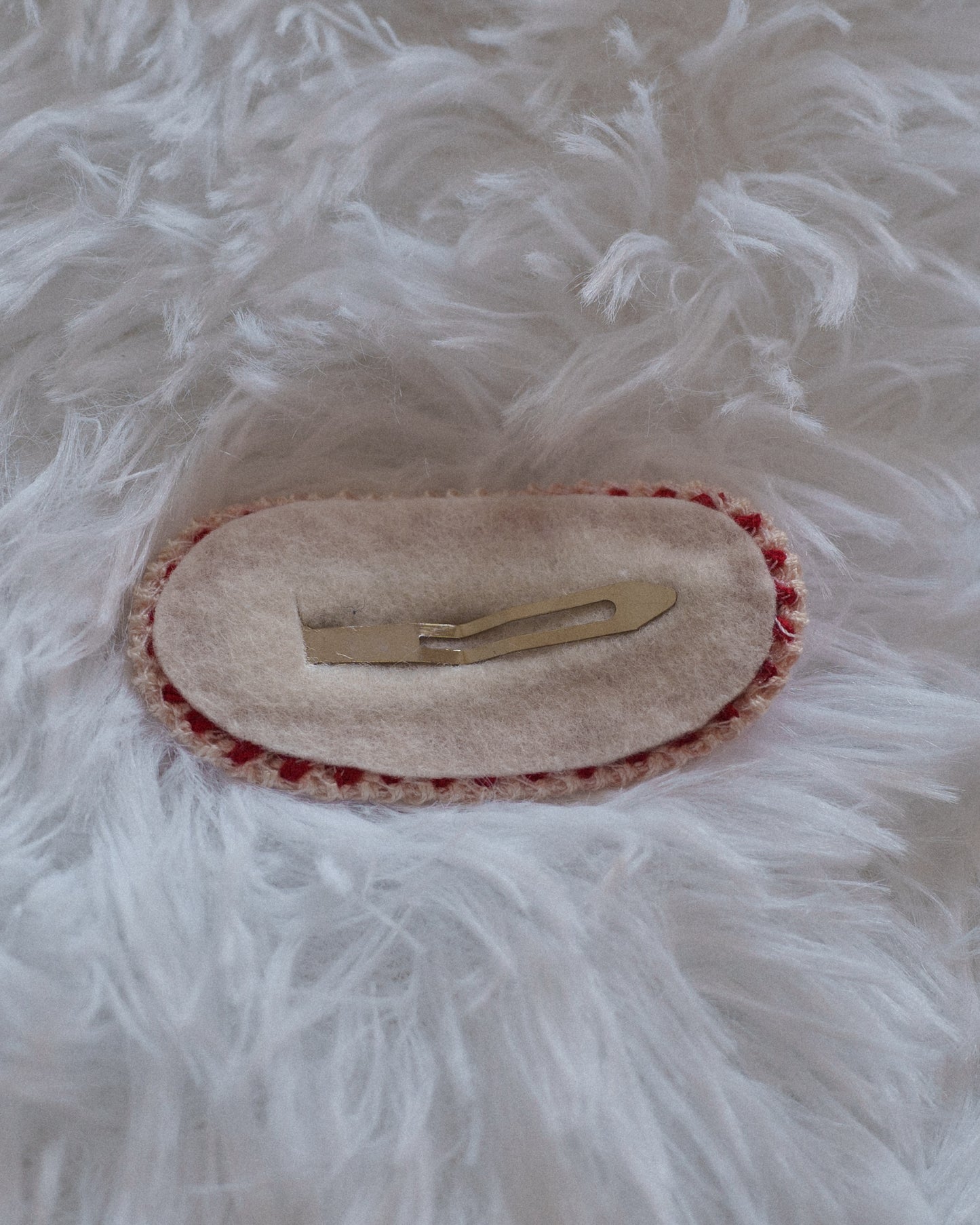 Cherry Jam Crochet Clip