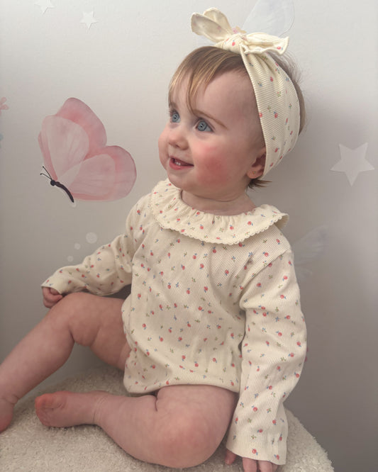 Navi Floral Bodysuit