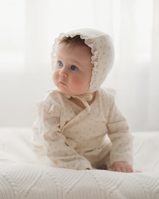 Emelia Bonnet - Orange Florals