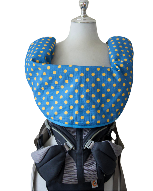 Reversible Organic Cotton baby Cover - Golden Hour