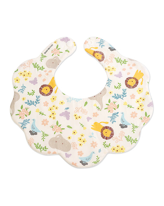 5-Layer Dribble Bib - Animal Kingdom