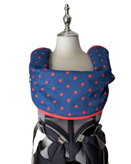 Reversible Organic Cotton Carrier Cover - Berry Picnic
