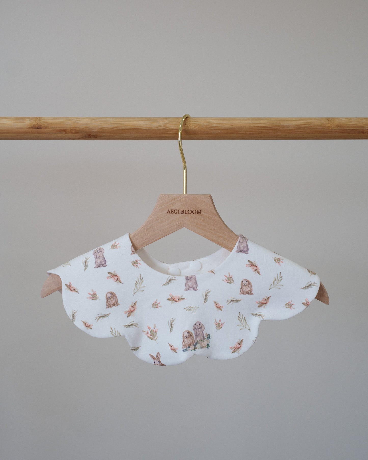 3- Layer Dribble Bib - Bunnies