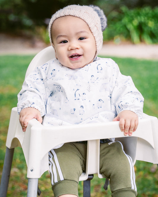 Waterproof Coverall Smock Bib - Penguins