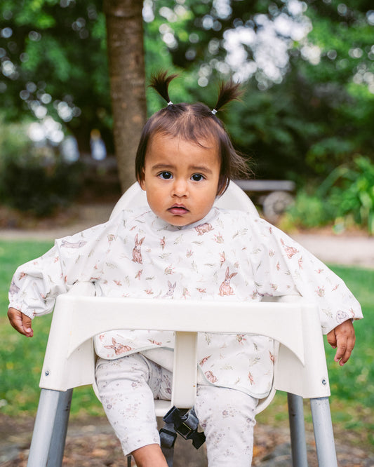 Waterproof Coverall Smock Bib - Bunnies