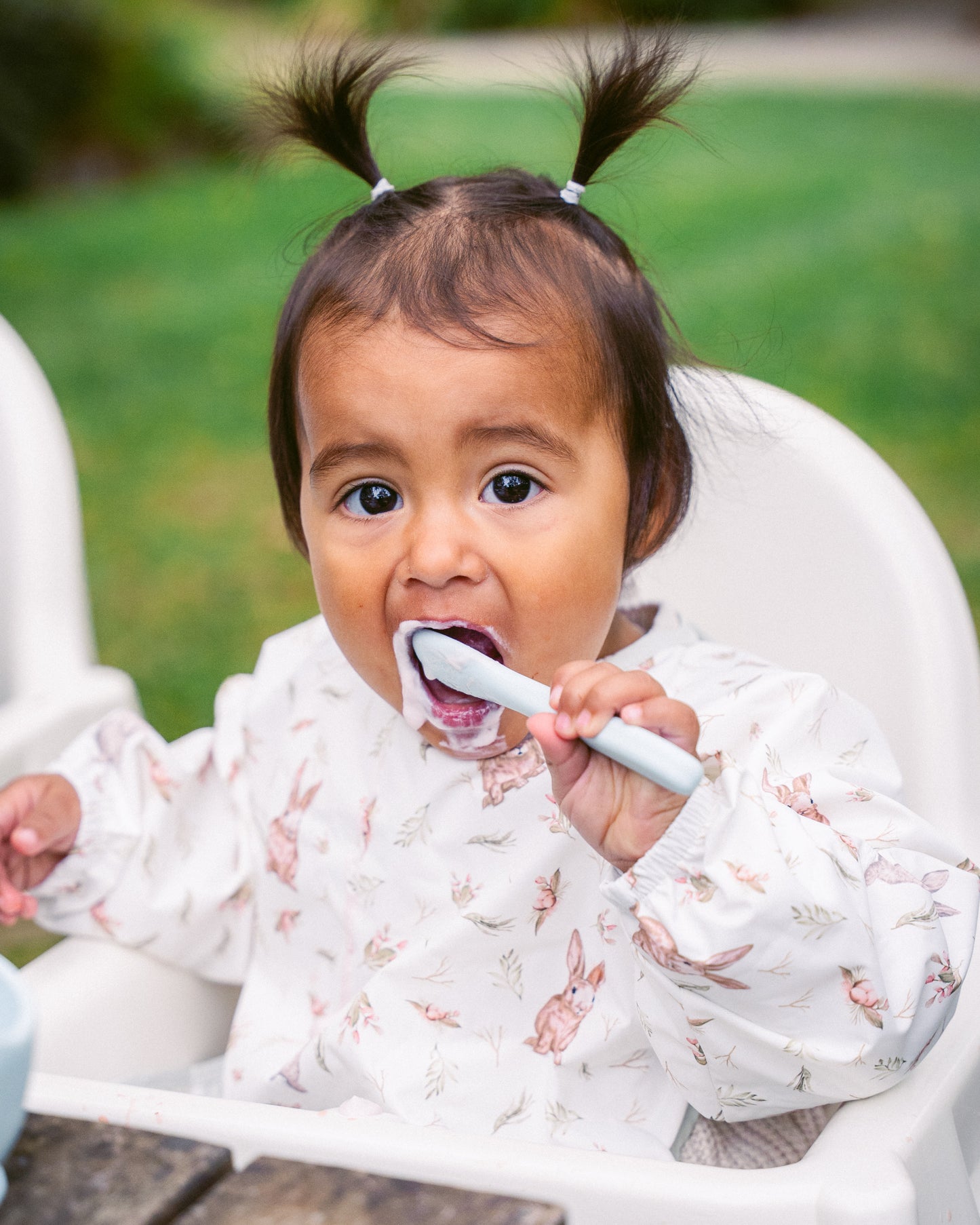 Waterproof Coverall Smock Bib - Bunnies