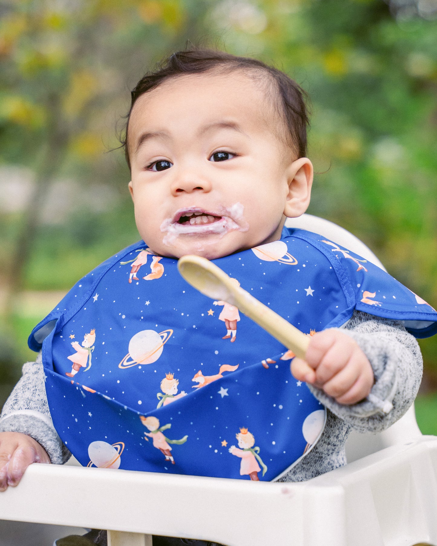 Waterproof Coverall Smock Bib Short Sleeves - Little Prince