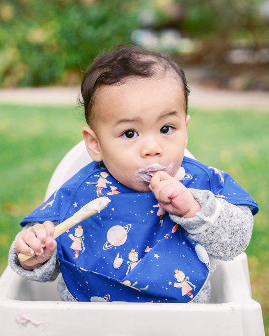 Waterproof Coverall Smock Bib Short Sleeves - Little Prince