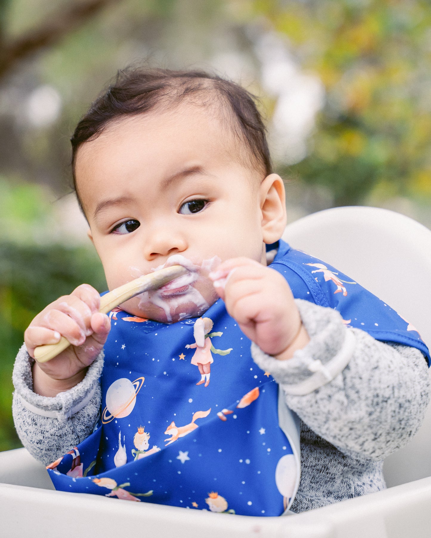 Waterproof Coverall Smock Bib Short Sleeves - Little Prince