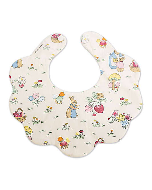 5-Layer Dribble Bib - Bunny Farm
