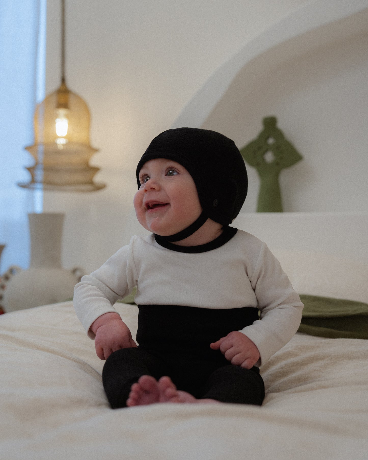 Beanie Bonnet - Black