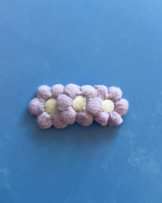 Daisy Bloom Clips - Lilac