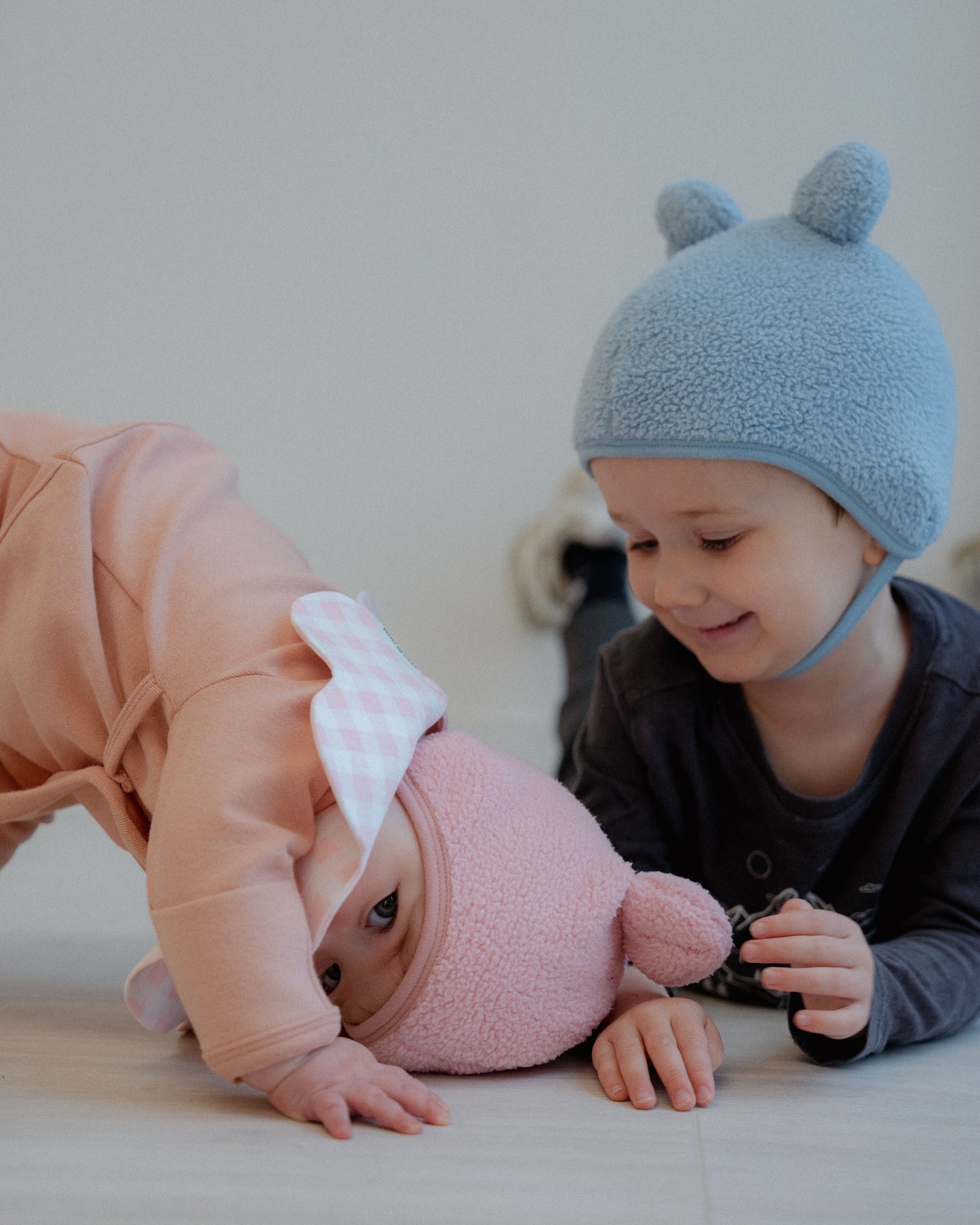 Teddy Bear Bonnet - Pink