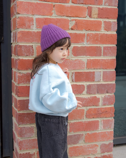 Fluffy Beanie - Purple