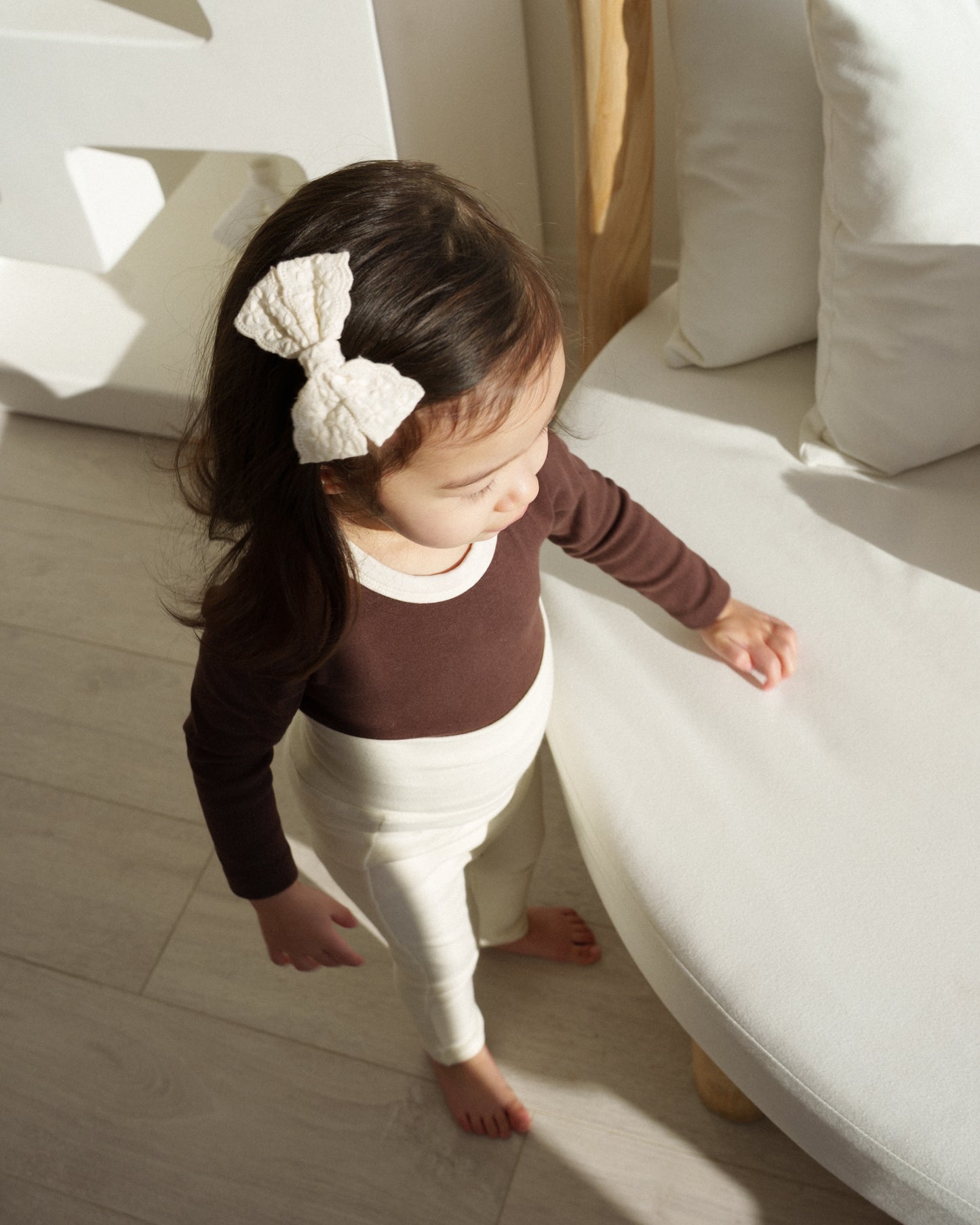 Mila Anti Colic Leggings - Ivory