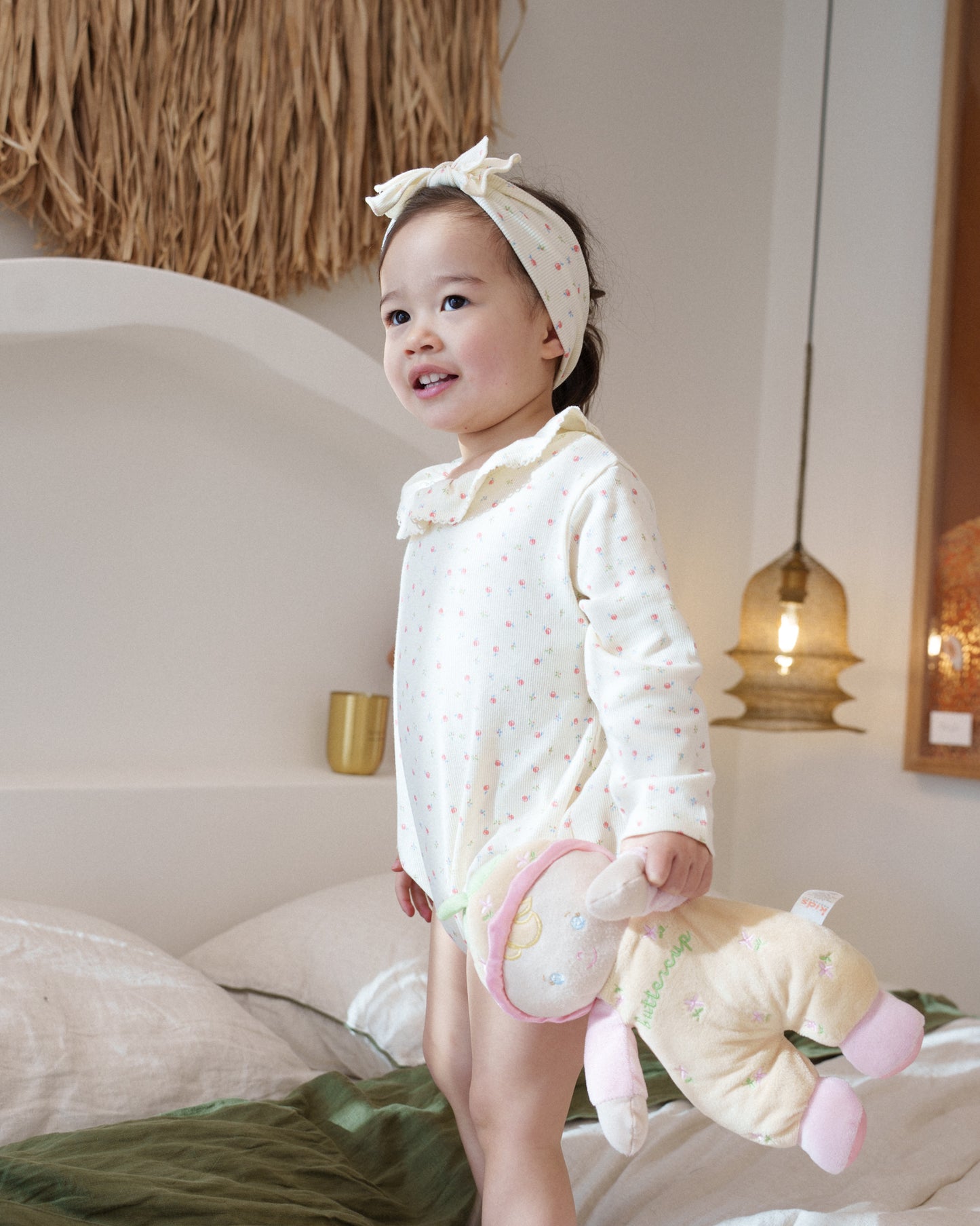 Navi Floral Bow Headband