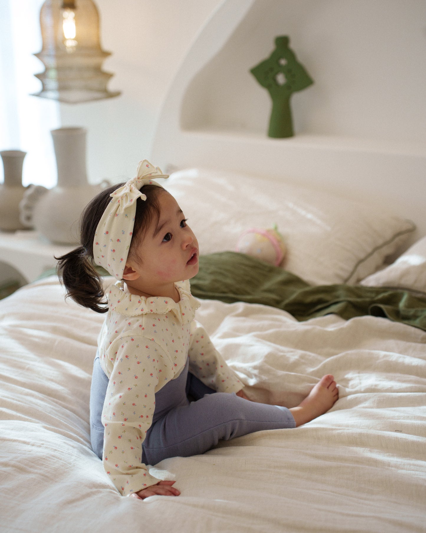 Mila Anti Colic Leggings - Blue