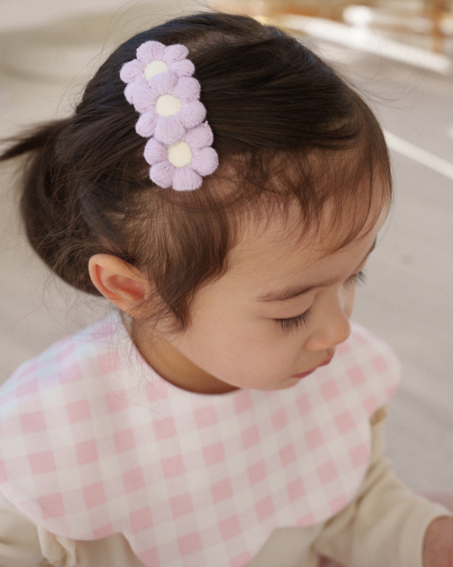 3- Layer Dribble Bib 3 - Pink Gingham
