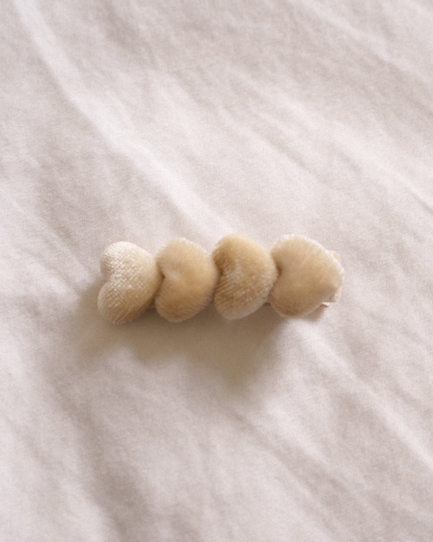 Tiramisu 4pc Clip Set - Cream