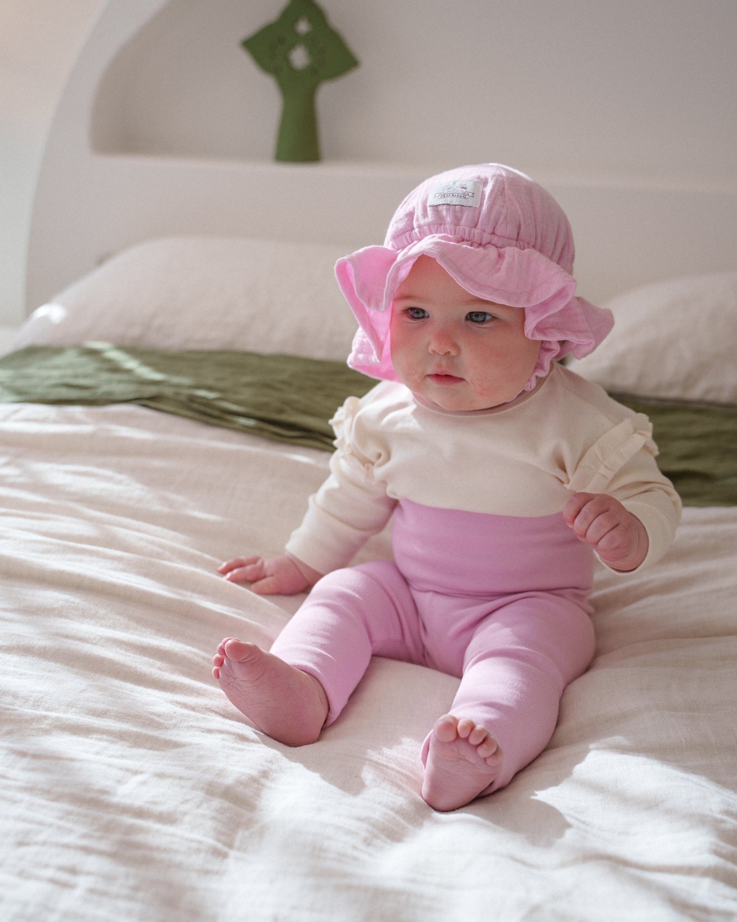 Gelato Muslin Sun Hat - Guava Latte