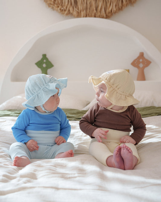 Gelato Muslin Sun Hat - Brown Sugar Boba