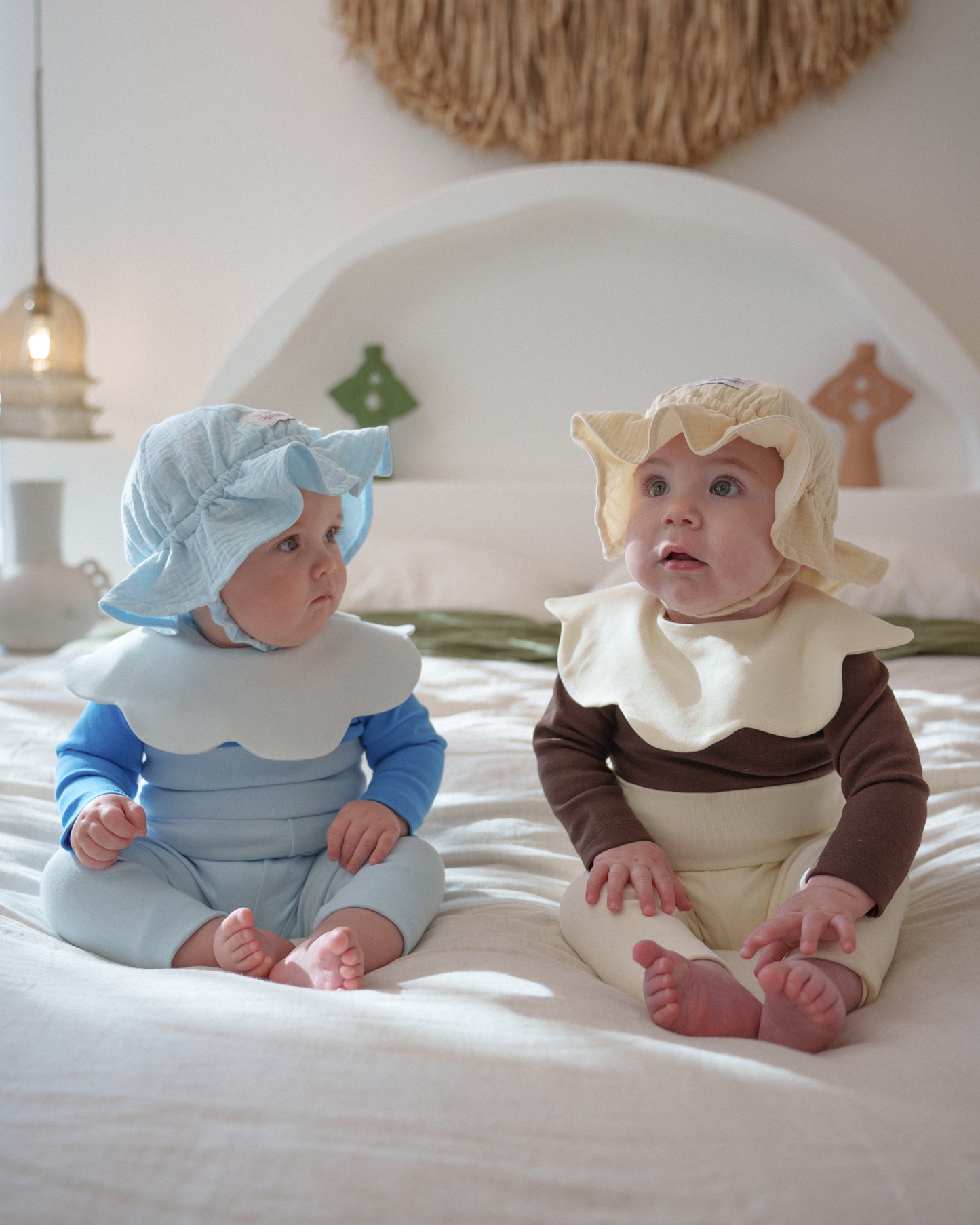 3- Layer Dribble Bib - Beige