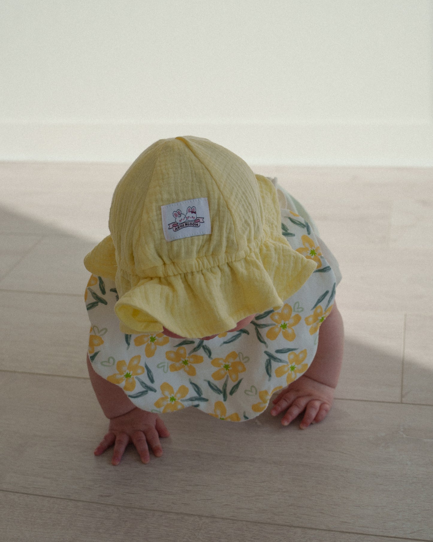 Gelato Muslin Sun Hat - Lemon