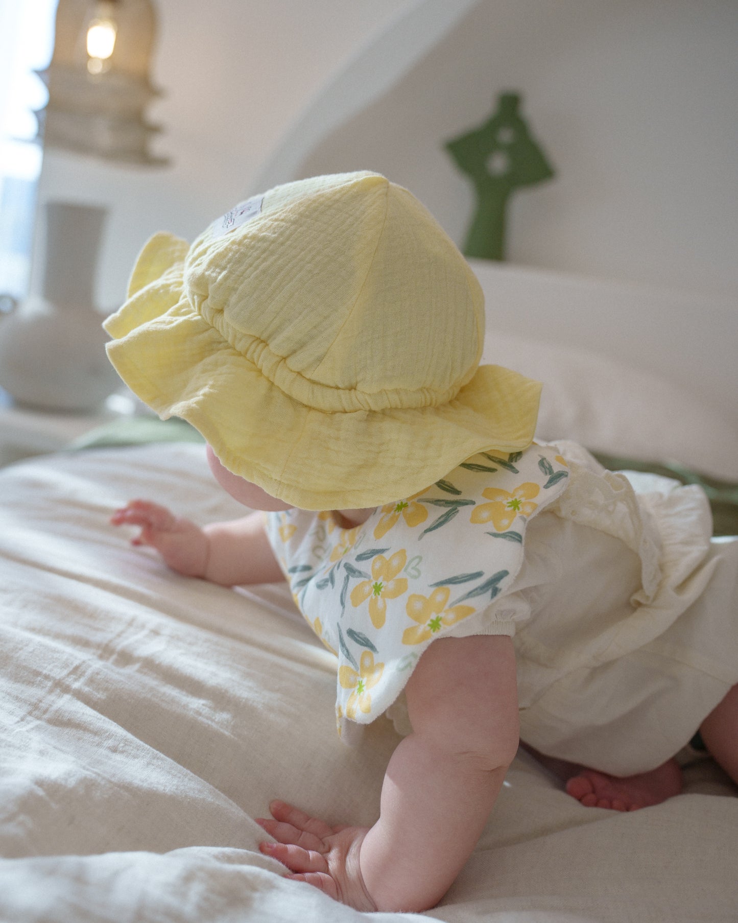 Gelato Muslin Sun Hat - Lemon