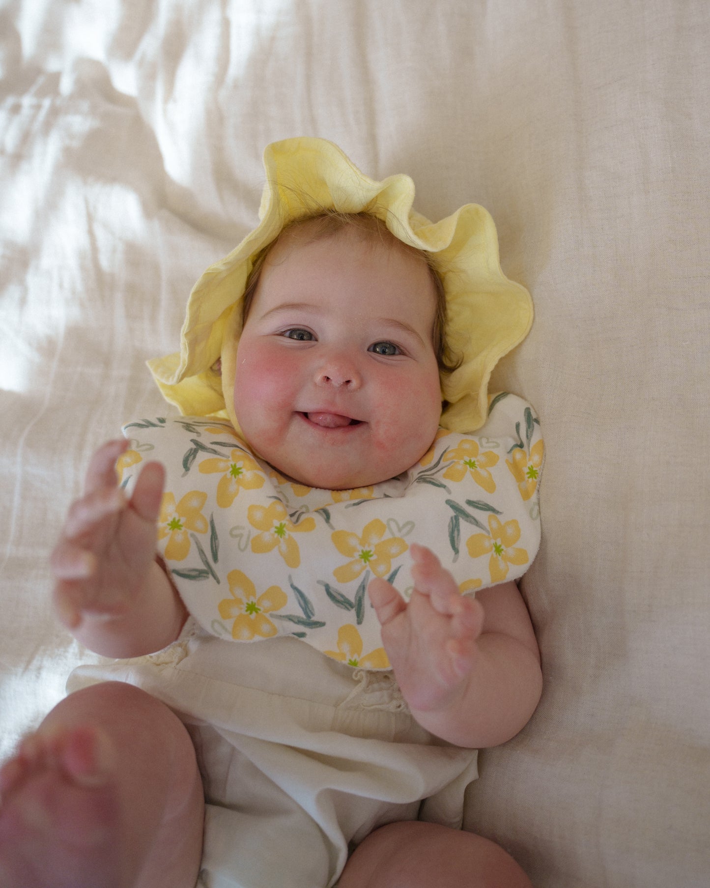 Gelato Muslin Sun Hat - Lemon