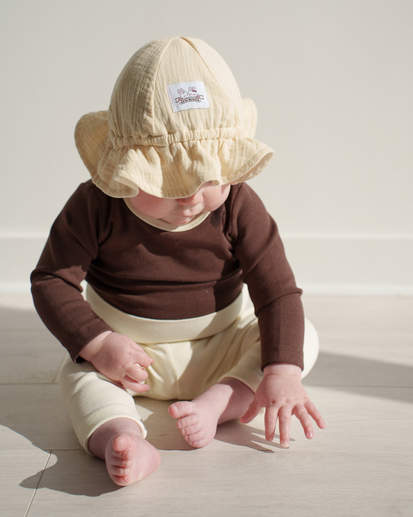 Gelato Muslin Sun Hat - Brown Sugar Boba