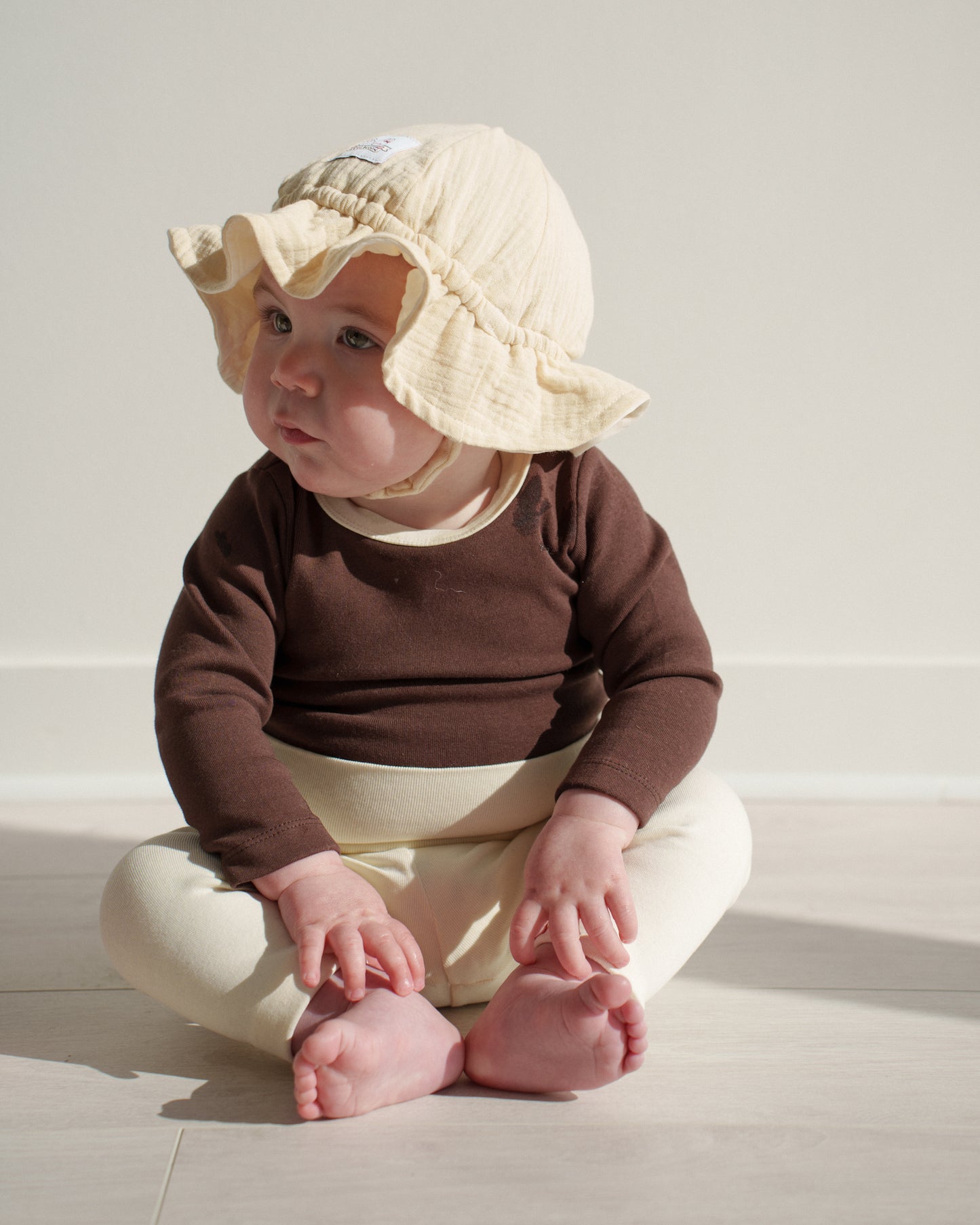 Gelato Muslin Sun Hat - Brown Sugar Boba