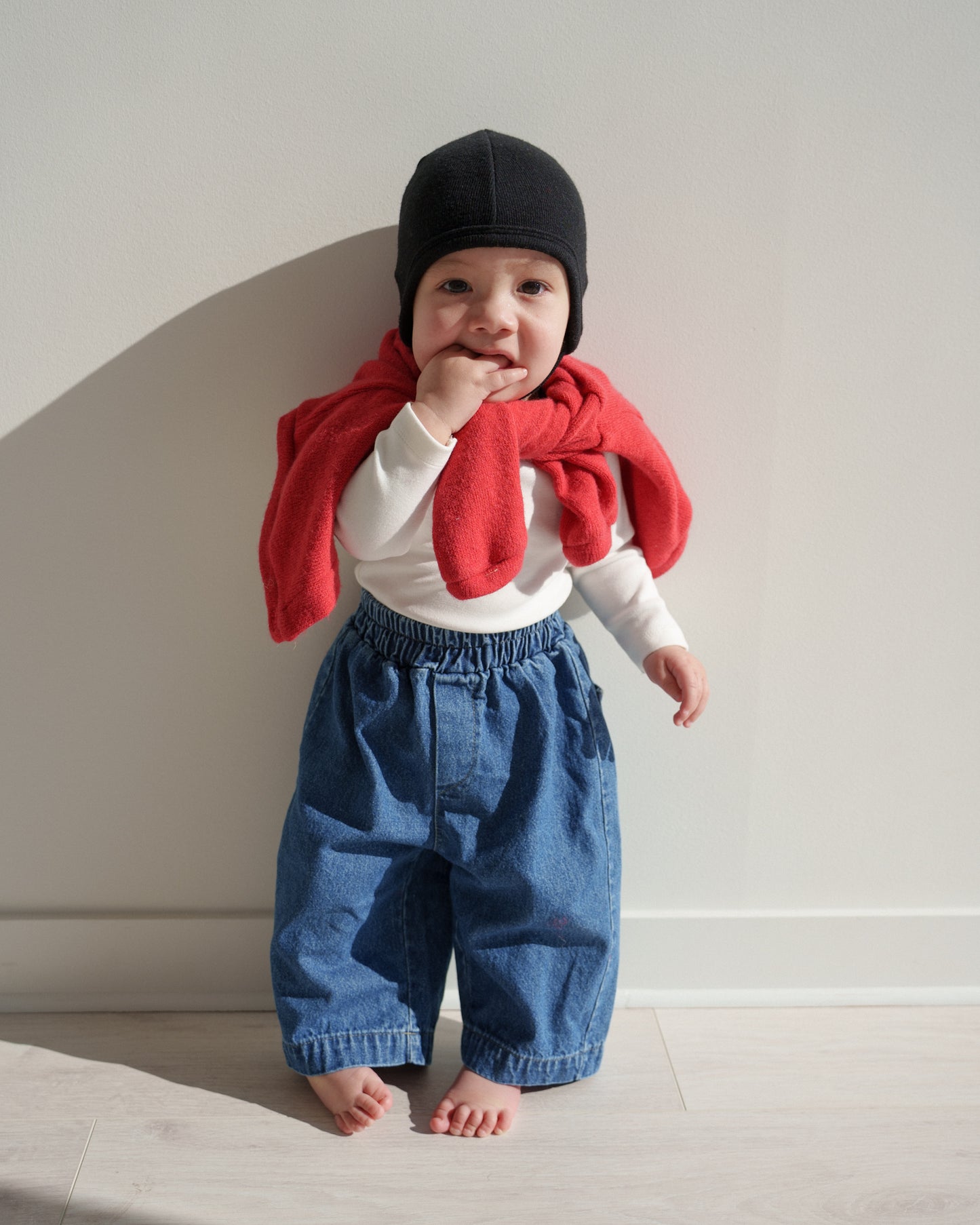 Mochi Knit Cardigan - Red