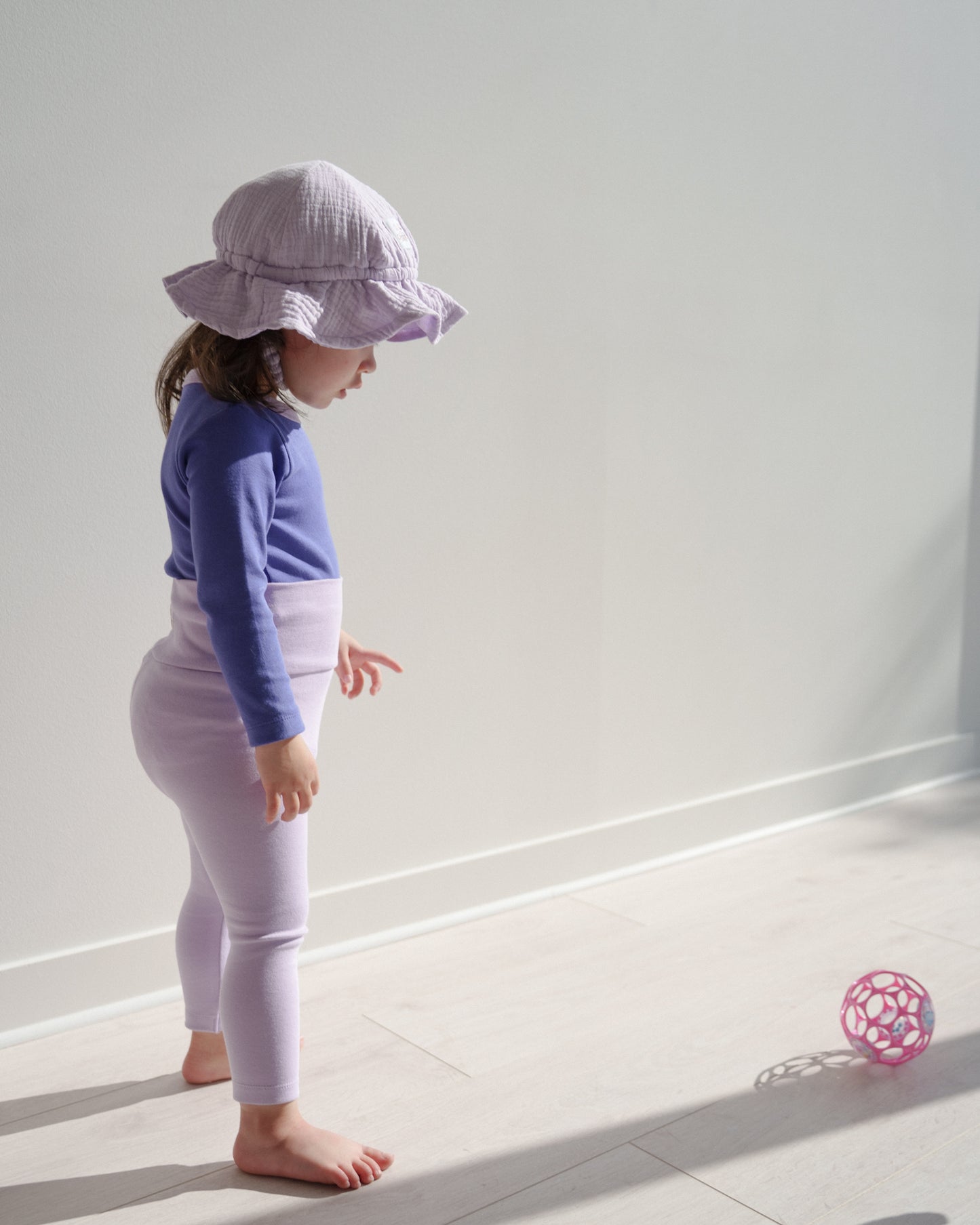 Gelato Muslin Sun Hat - Ube Custard
