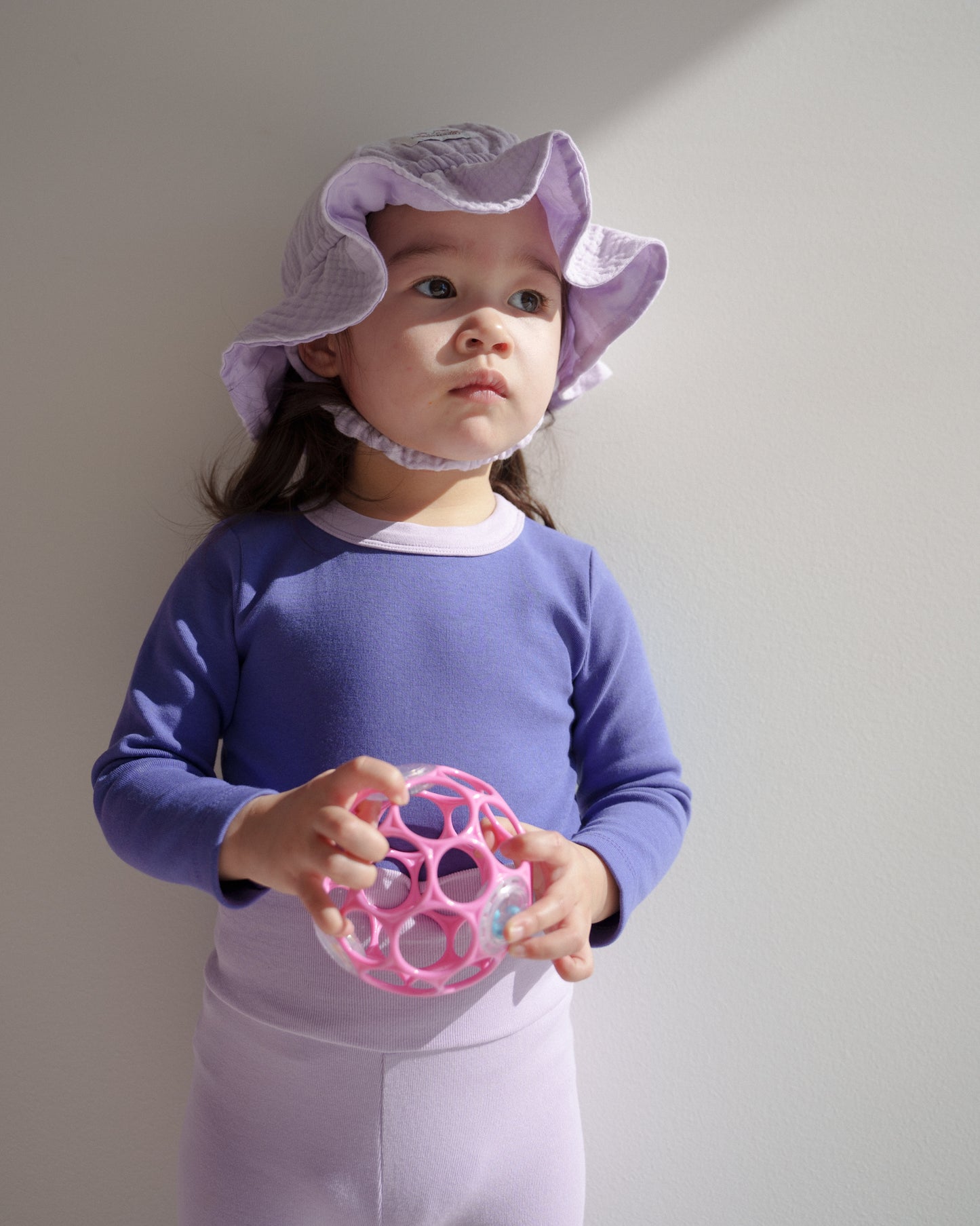 Gelato Muslin Sun Hat - Ube Custard