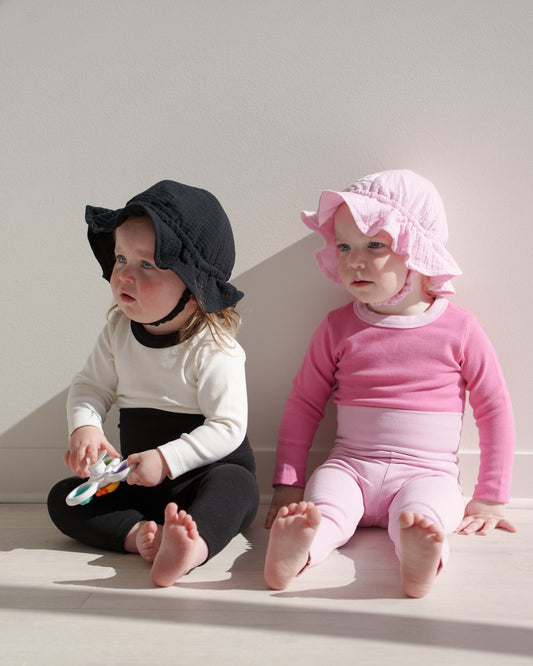 Gelato Muslin Sun Hat - Oreo