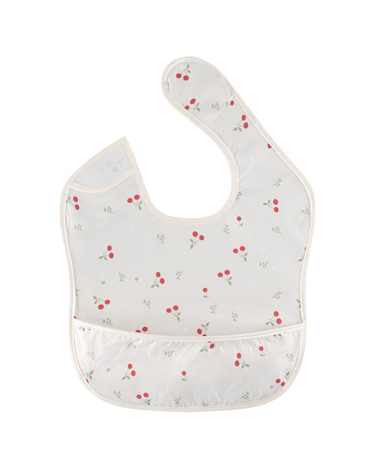3D Waterproof Bib - Cherries